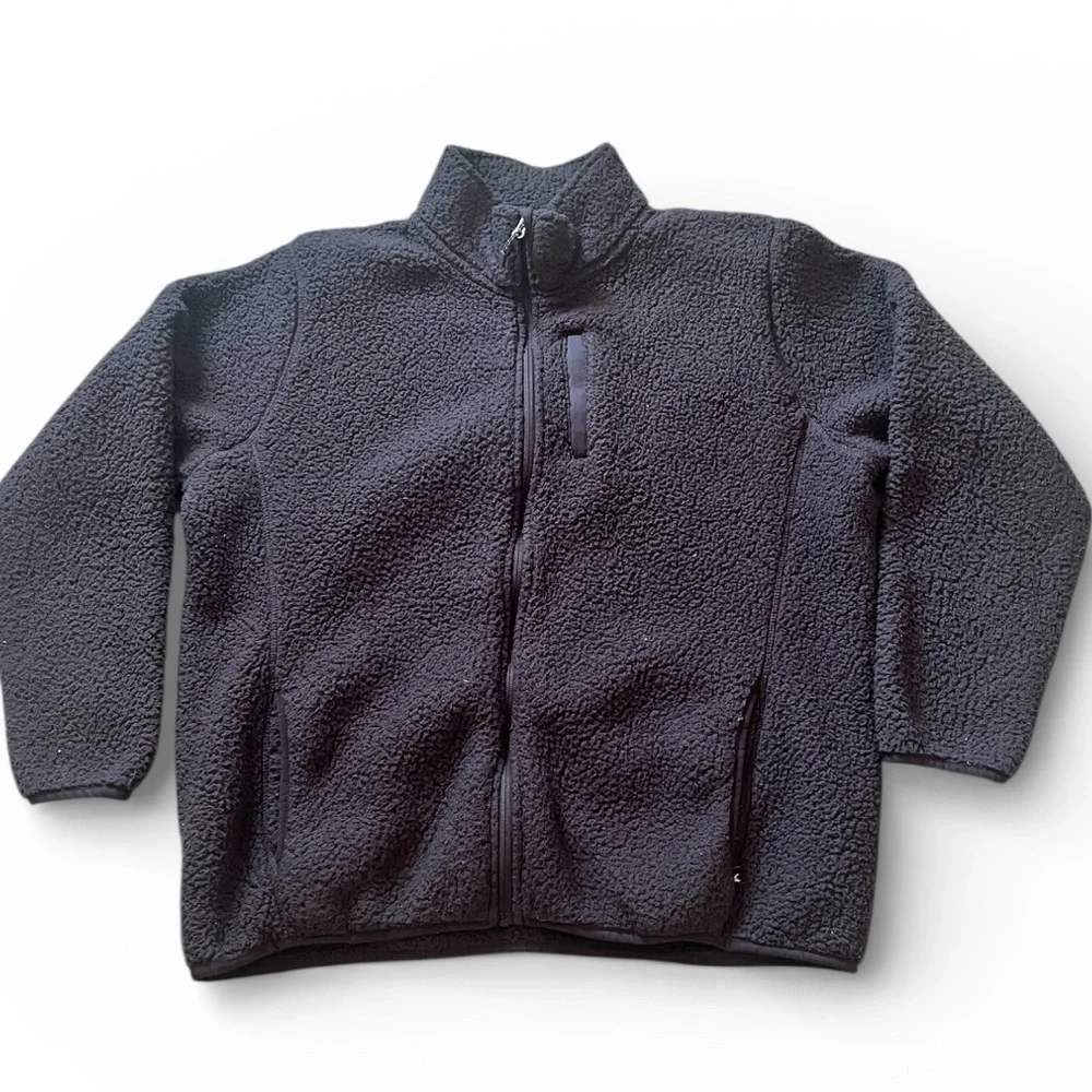 Eddie Bauer Charcoal Fleece Jacket